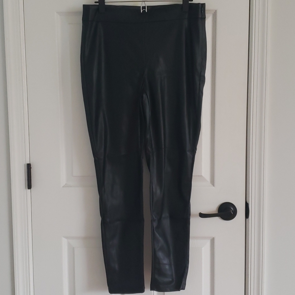 NWT Ann Taylor Leather Leggings